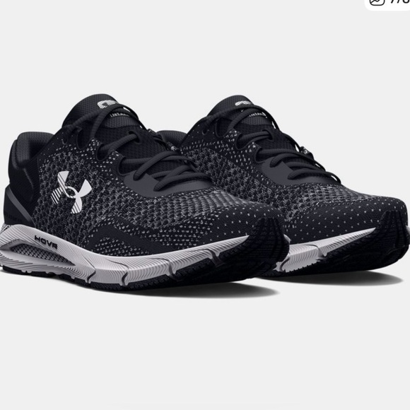 Under Armour Other - Under Armour HOVR Intake 6 Women’s Running Shoes 7.5 Black White Lightweight V-4